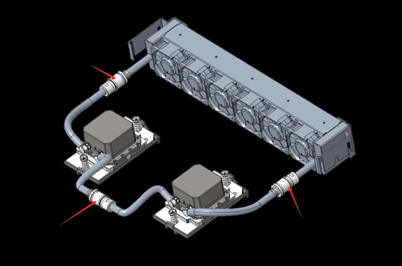 Système DLC Waterblock CPU