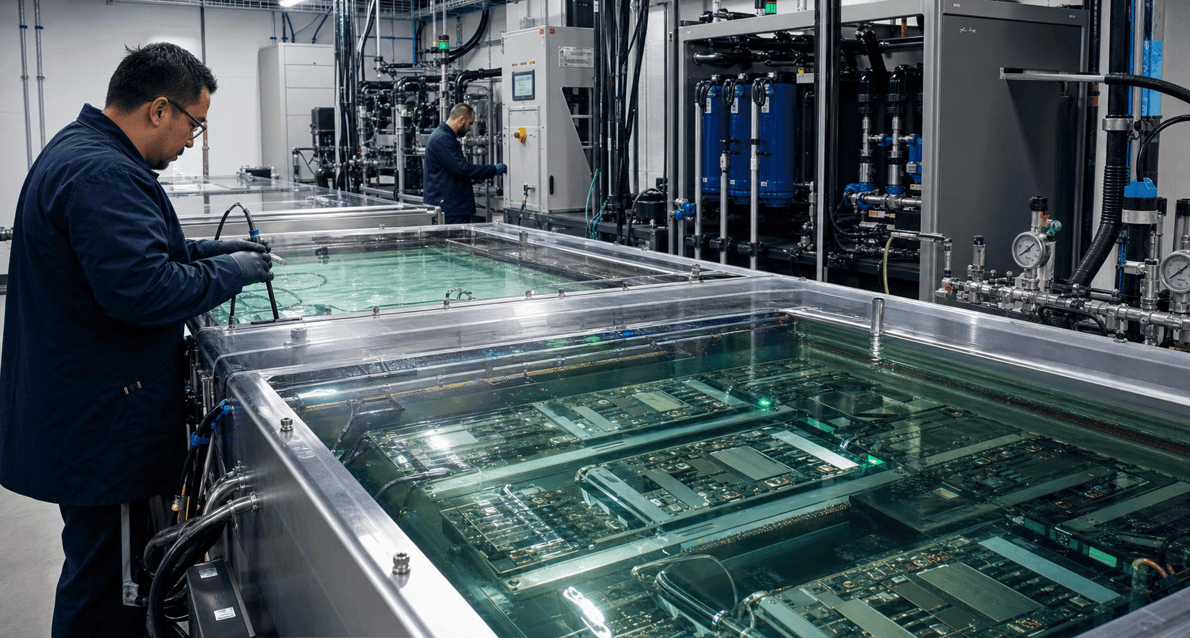 Datacenter IA : piloter la capacité utile en immersion cooling