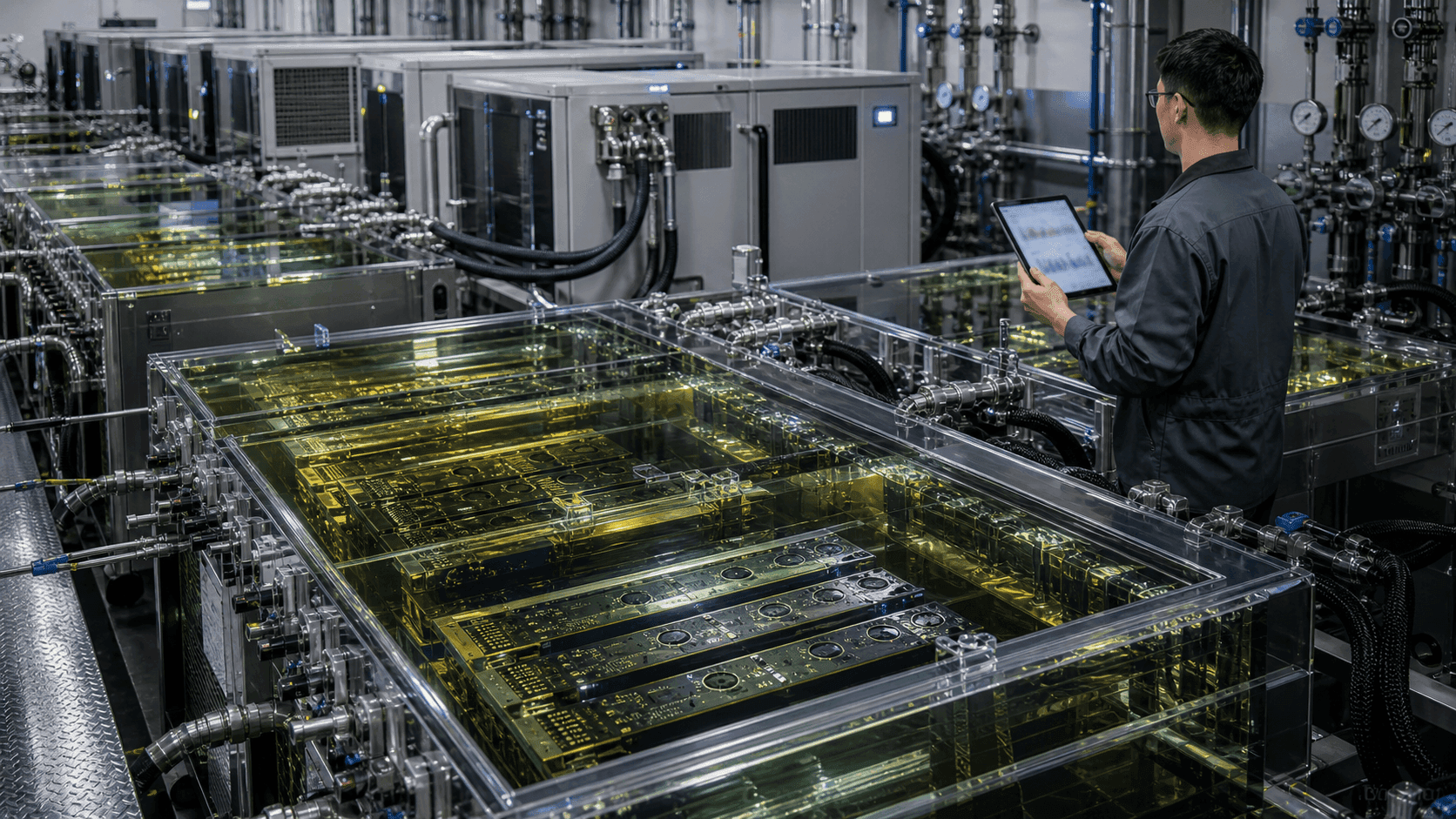 Datacenter IA et immersion cooling : convertir la densité GPU en capacité exploitable